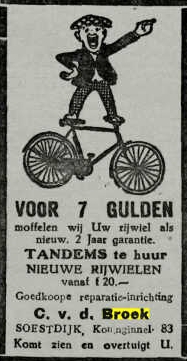 Klik voor foto in apart venster c_vd_broek_koninginnel_fiets.jpg